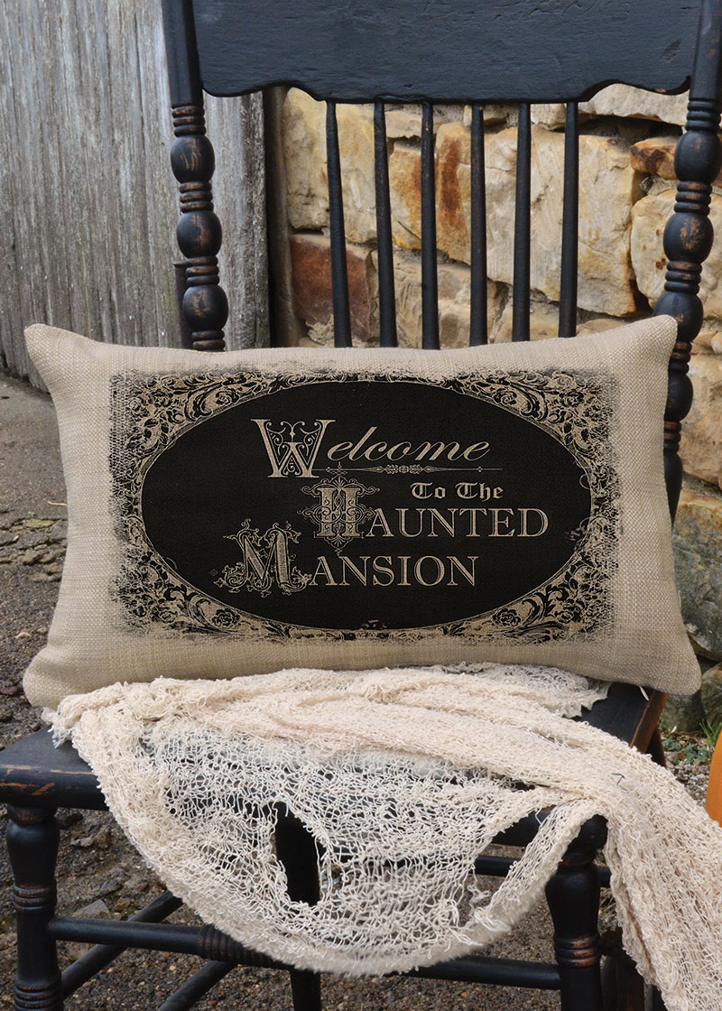 Personalized Haunted Halloween Throw Pillows (insert included) – A